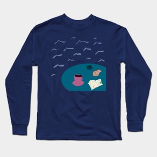 Coffee by the sea Long Sleeve T-Shirt